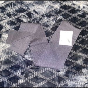 NWT Gray Cable Knit Legging/Open-Toe Tights OS